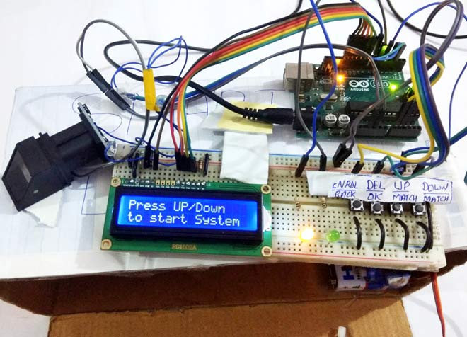 Arduino Finger Print Sensor Door Lock System