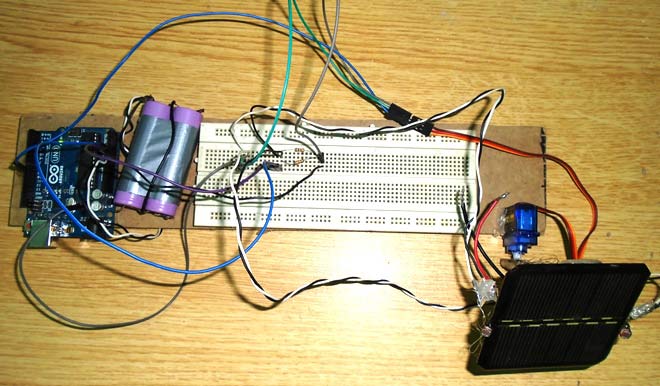 Arduino Based Sun Tracking Solar Panel Project using LDR and Servo Motor