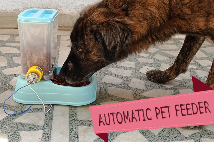 App controlled pet clearance feeder