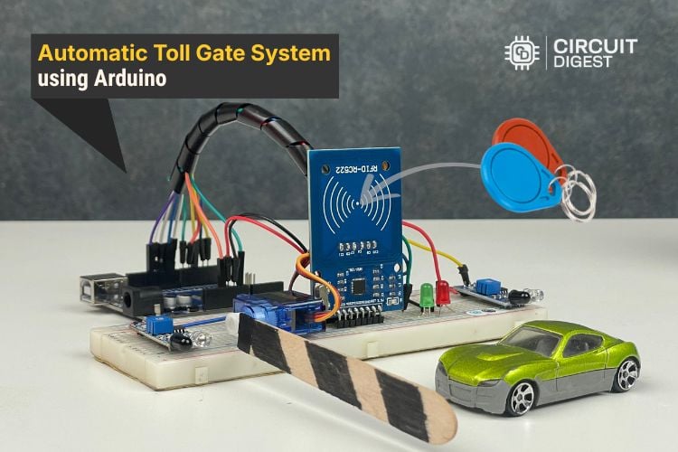 Automatic Toll Gate System Project using Arduino