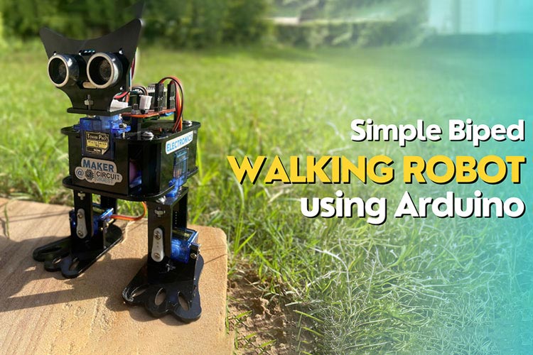 Walking robot hot sale using arduino