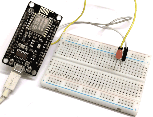 Getting Started With Nodemcu Esp 12 Using Arduino Ide Blinking An Led 2394