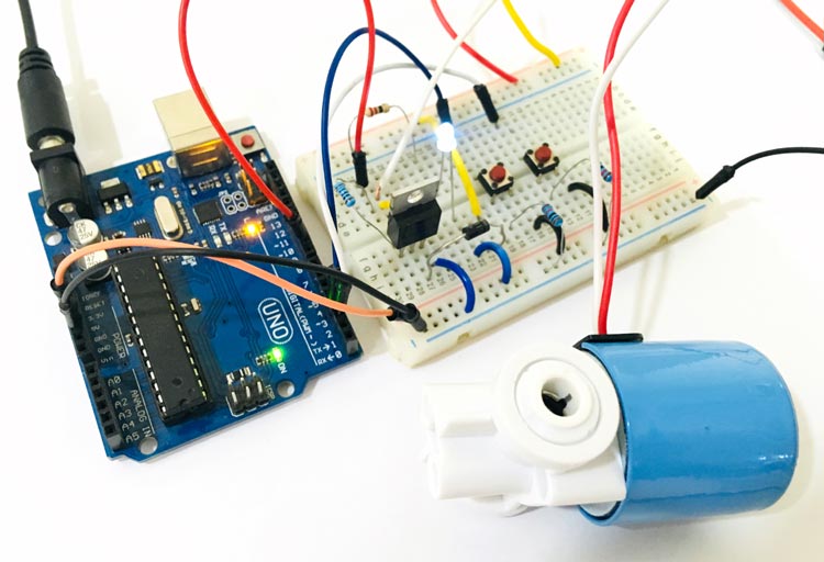 How to control a Solenoid Valve with Arduino