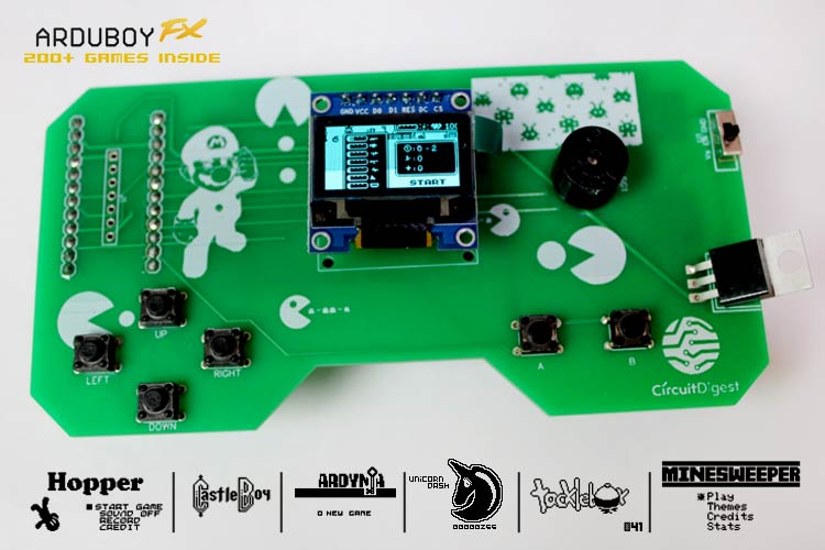 DIY Handheld Game Console using Arduino Pro Micro and Arduboy