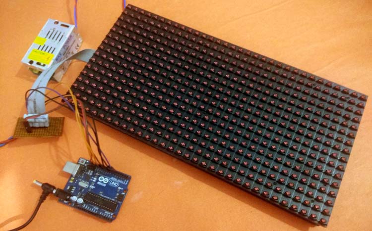 Led deals display circuit