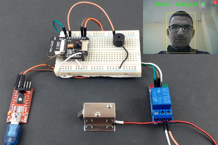 ESP32 CAM Based Face & Eyes Recognition System