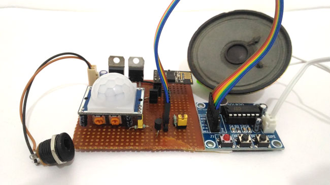 IoT based Security System with Voice Message Using ESP8266