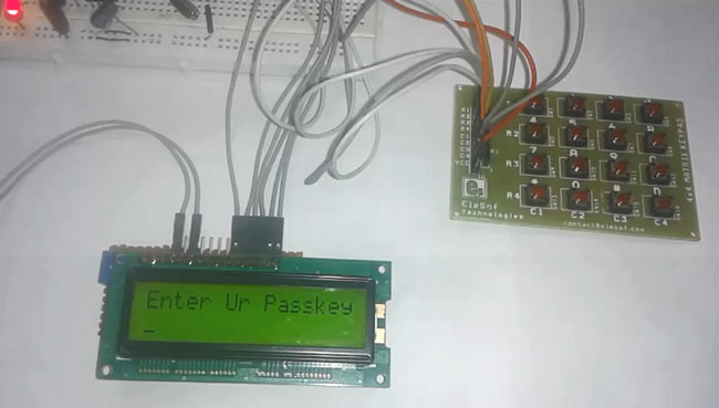 Digital Code Lock using 8051 Microcontroller