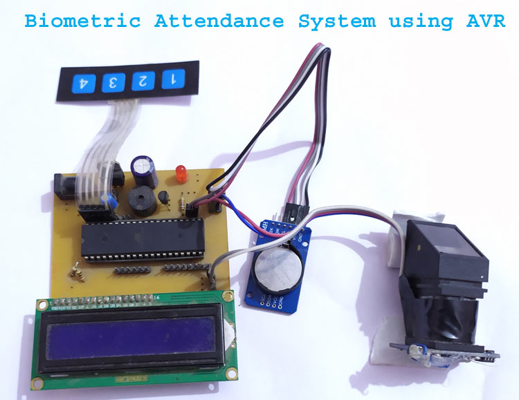 biometric fingerprint attendance system circuit digest