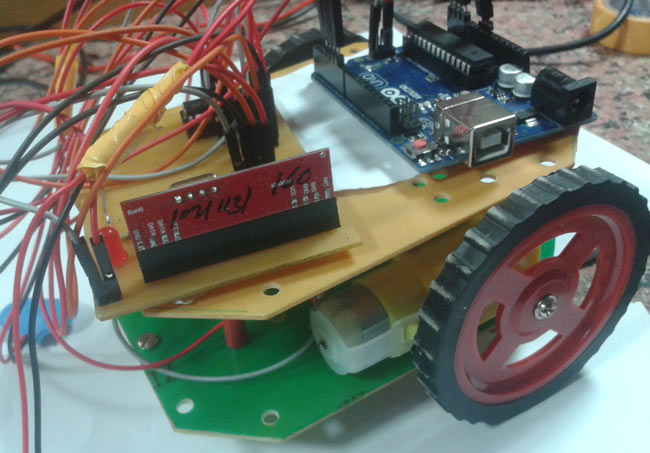 gesture controlled robot