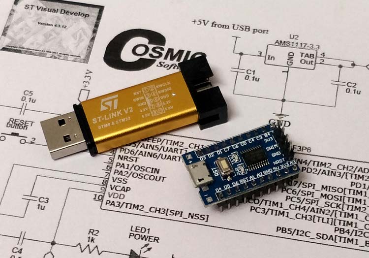 Getting Started with STM8S using STVD and Cosmic C Compiler
