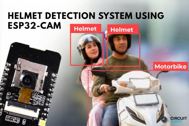 Helmet Detection with ESP32-Cam using CircuitDigest cloud 
