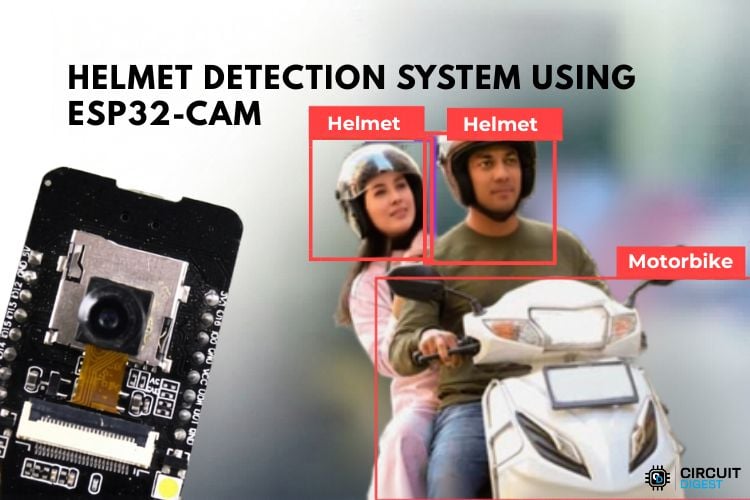 Helmet Detection with ESP32-Cam using CircuitDigest cloud 