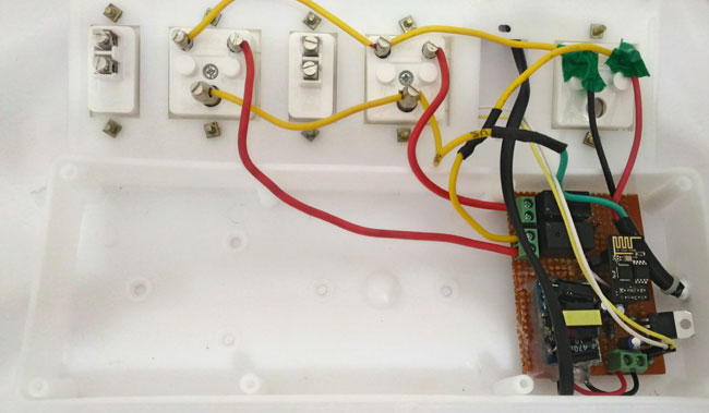 IoT Junction box for Home Automation using ESP8266
