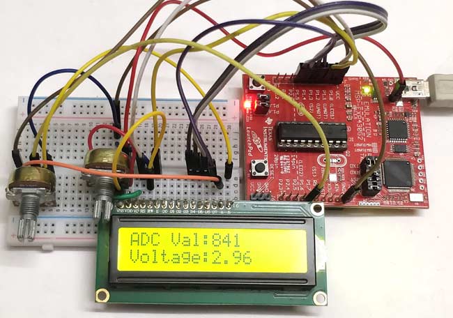 How to use ADC in MSP430G2 - Measuring Analog Voltage