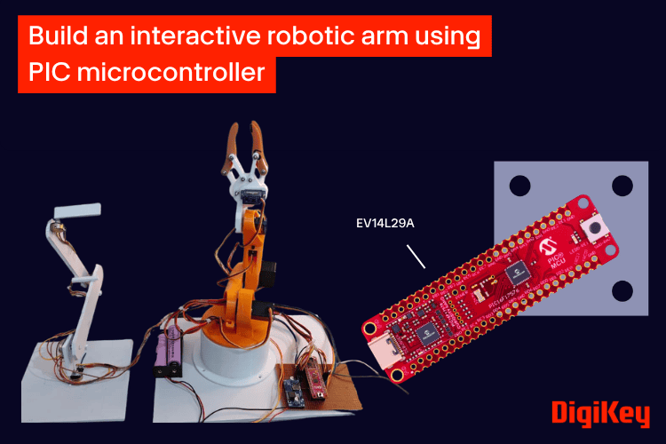 Build an Interactive Robotic Arm using PIC Microcontroller