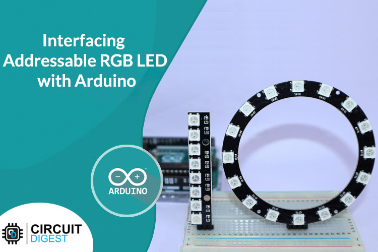 Interfacing Addressable RGB Neopixel LED Strip with Arduino