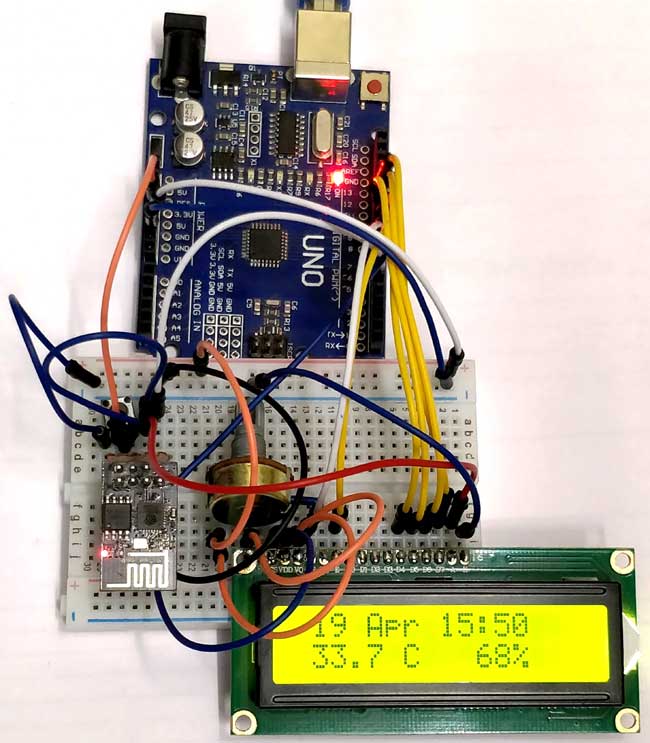 Using the ESP8266 WiFi Module with Arduino Uno publishing to ThingSpeak, by Christopher Grant