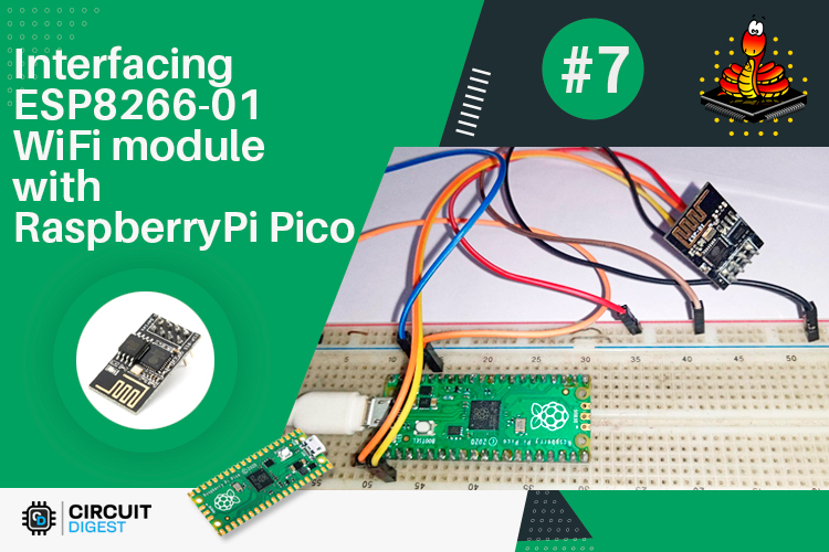 Interfacing ESP8266-01 Wi-Fi Module with Raspberry Pi Pico