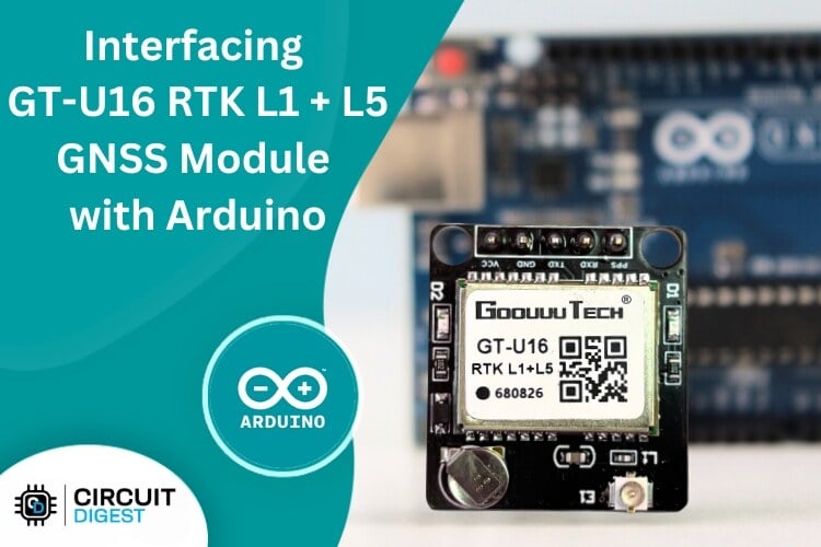 Goouuu Tech GT-U16 RTK L1+L5 Module with Arduino Goouuu Tech GT-U16 RTK L1+L5 Module with Arduino