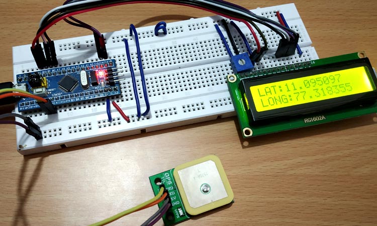  How to Use GPS module with STM32F103C8 to Get Location Coordinates