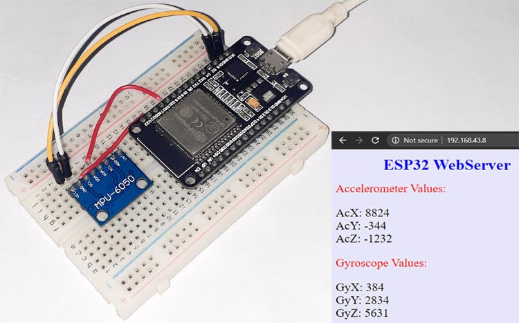 arduino motion sensor mpu 6050