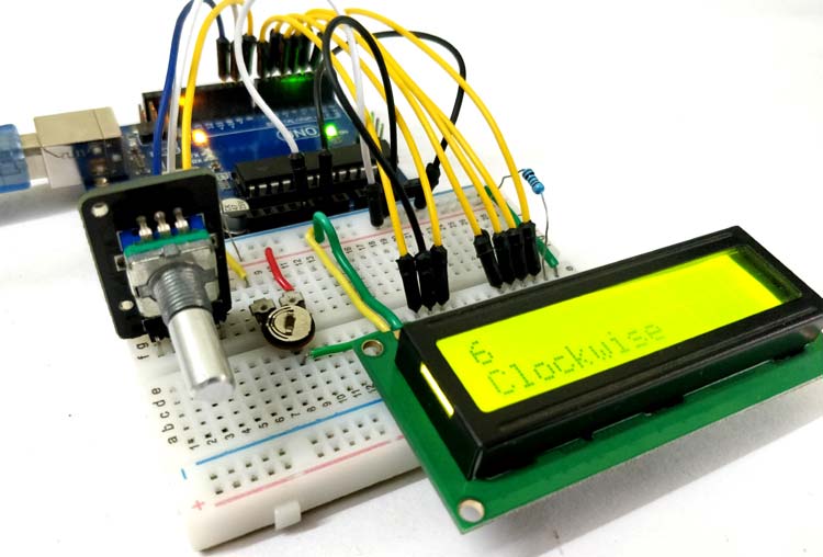 Diagram rotary encoder wiring Arduino Rotary