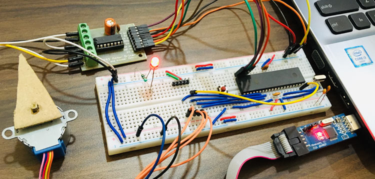 Interfacing Stepper Motor With Avr Microcontroller Atmega16 9671