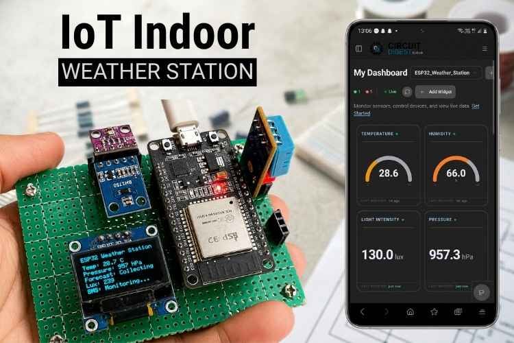 IoT Indoor Weather Station System