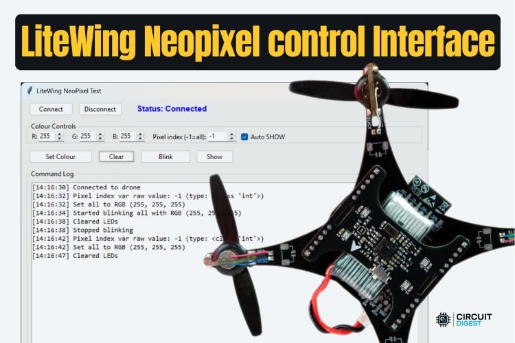 LiteWing Flight Positioning Module NeoPixel Status Control (WS2812B)