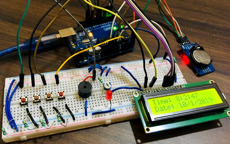 Simple Arduino Based Medicine Reminder Project