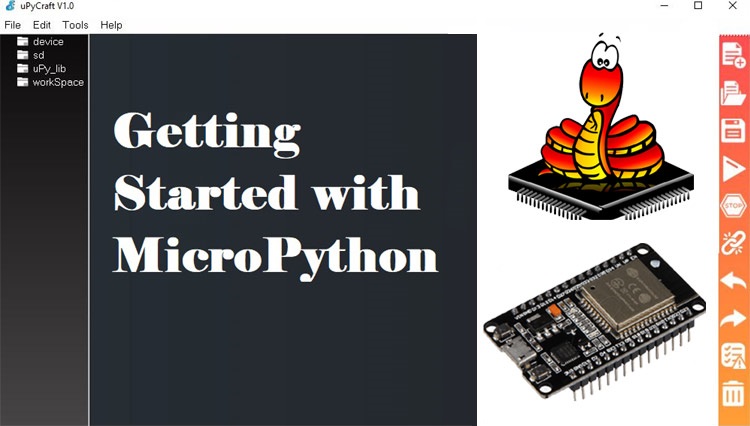 Getting Started With MicroPython On ESP32 Using UPyCraft IDE