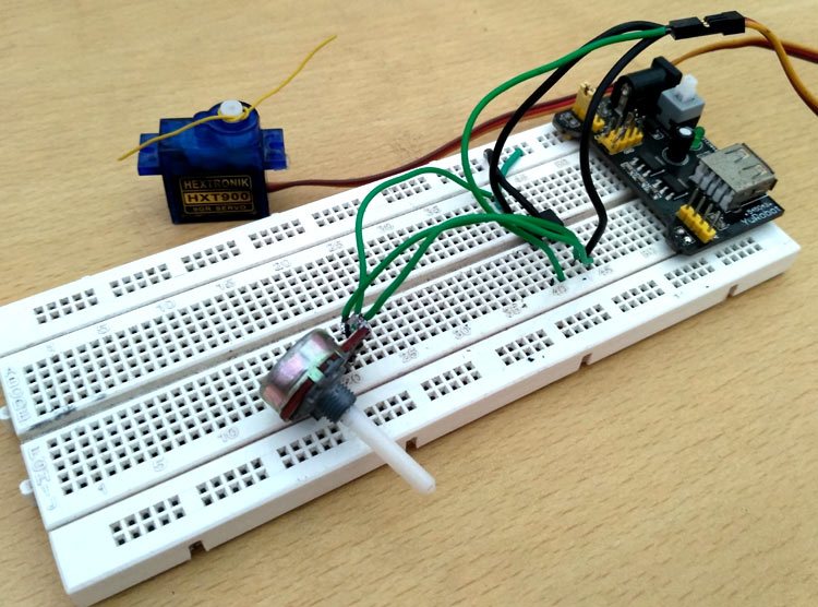 servo motor arduino uno