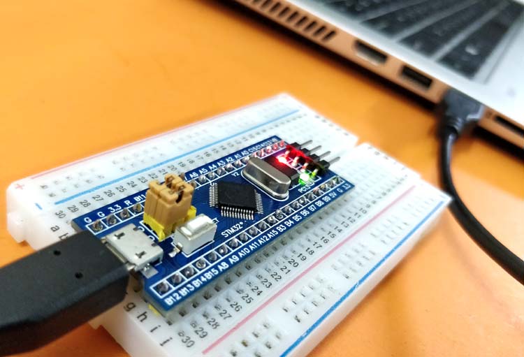 Programming STM32F103C8 Board (Blue Pill) using USB Port usb i2c wiring 