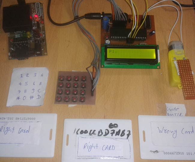 microcontroller of parts 8051 using Microcontroller Security RFID System 8051 Based