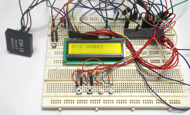 RFID Based Voting Machine using AVR Microcontroller