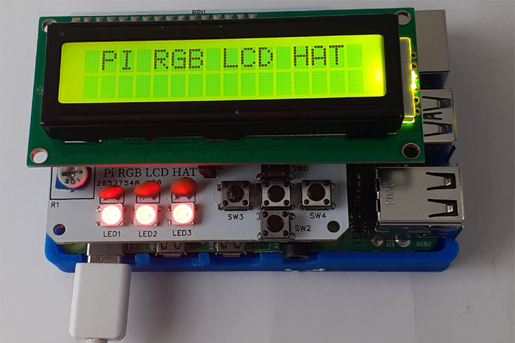 Raspberry Pi RGB LCD HAT