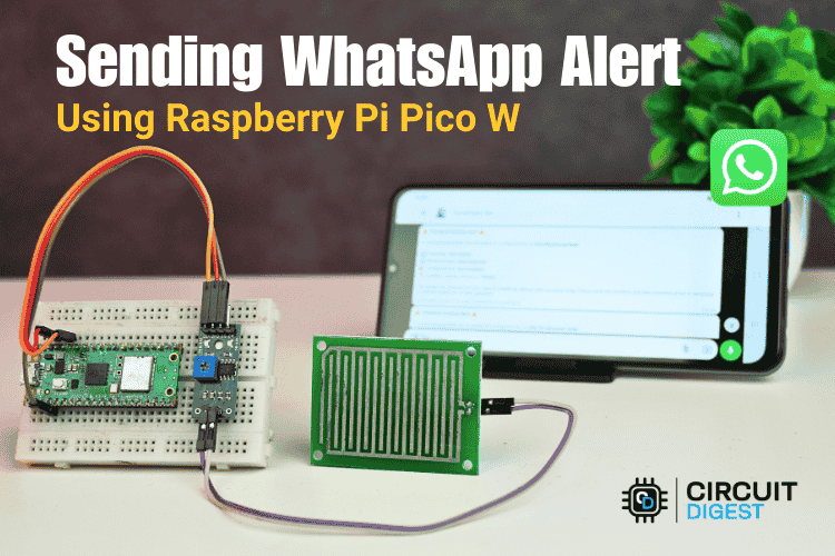 Raspberry Pi Pico Based Rain Detection System with WhatsApp Alert