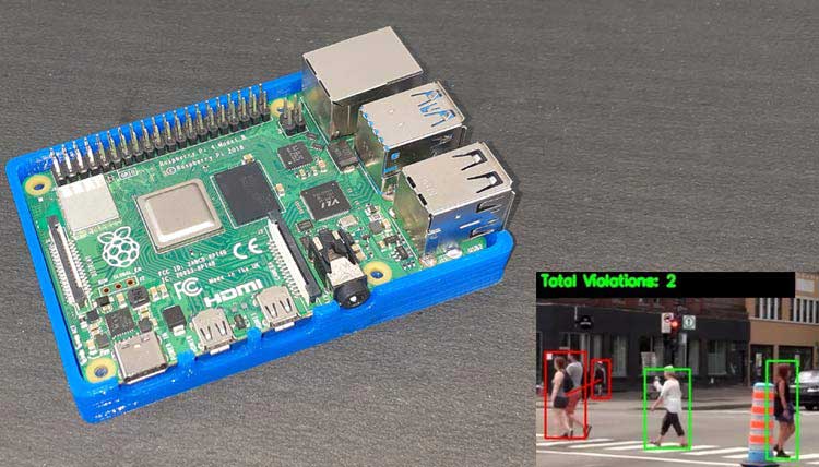 Social Distancing Detector Using OpenCV and Raspberry Pi