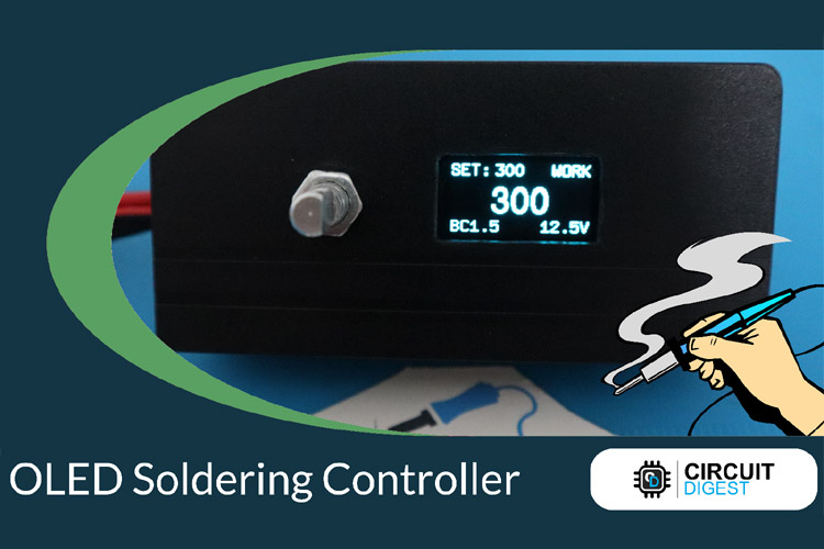 OLED based DIY Digital Soldering Iron Controller