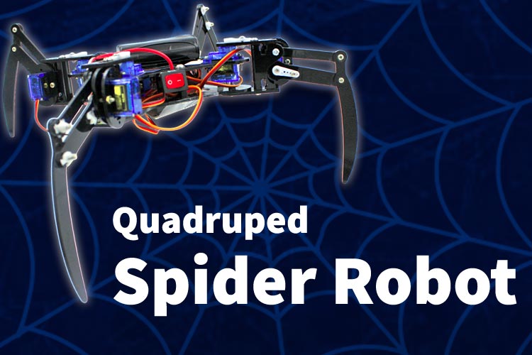 Quadruped Spider Robot using ESP32