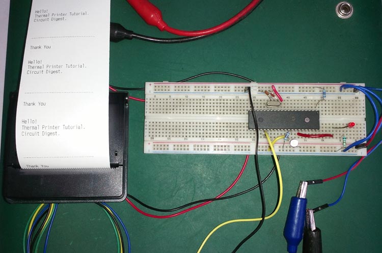 Thermal Printer interfacing with