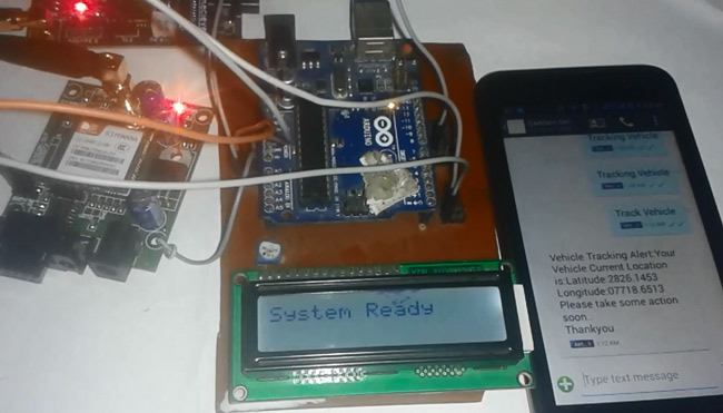 Vehicle Tracking System using GPS and Arduino