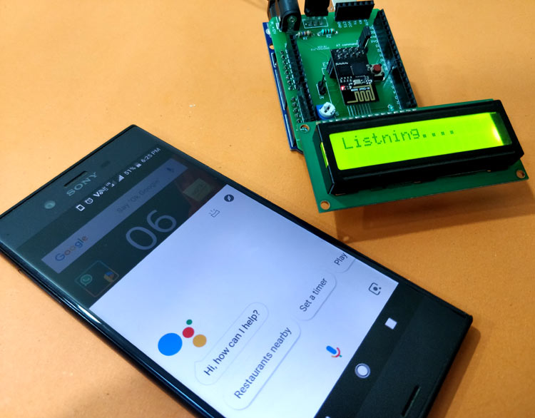 Esp8266 voice control sales with google assistant