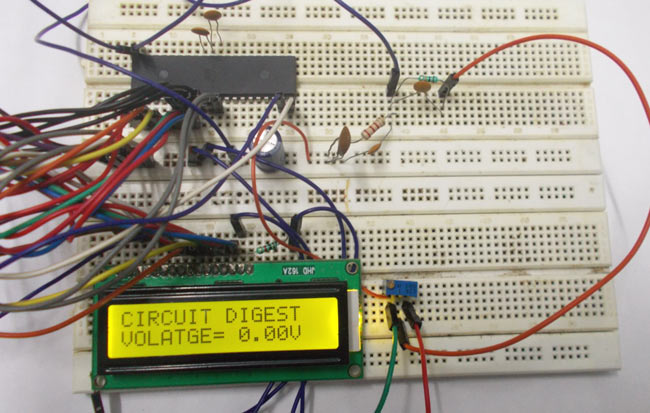 Digital Voltmeter using AVR Microcontroller