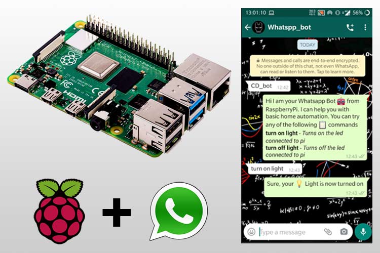WhatsApp Automation using Python on Raspberry Pi 