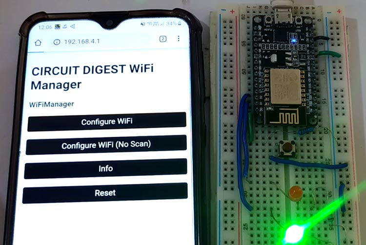 Using Wi-Fi Manager on NodeMCU to Scan and Connect to Wi-Fi Networks