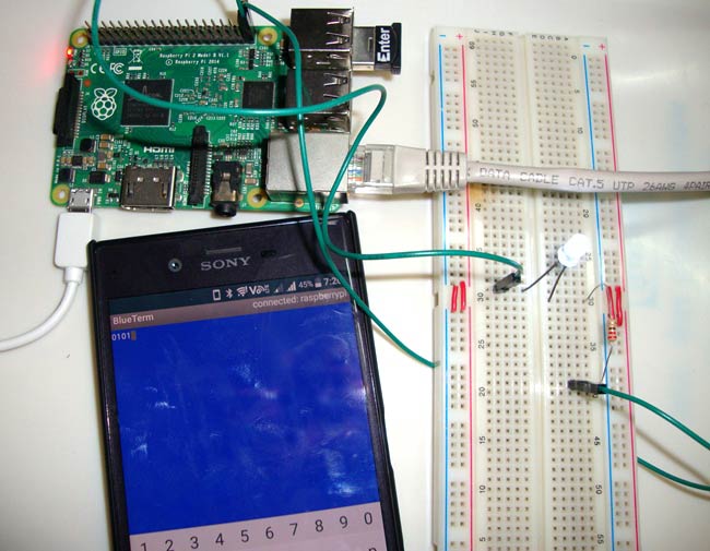 Controlling Raspberry Pi GPIO using Android App over Bluetooth Controlling Raspberry Pi GPIO using Android App over Bluetooth