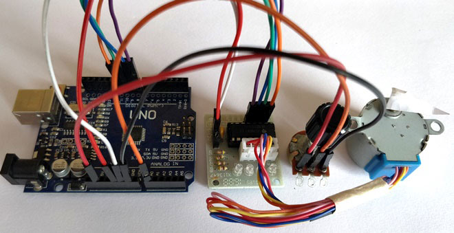 arduino project forward and reverse motor using