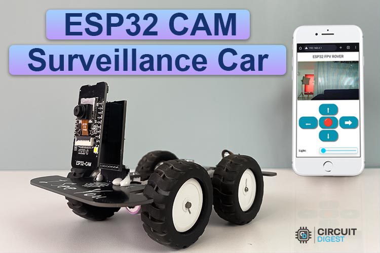 ESP32 Cam Surveillance Car